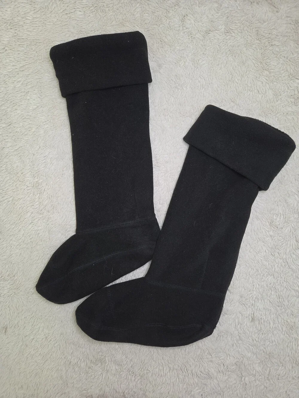Unatalla Black Fleece Boot Socks Inserts Liners Onesize
